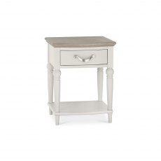 Montreux Grey Washed Oak & Soft Grey 1 Drawer Nightstand