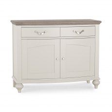 Montreux Grey Washed Oak & Soft Grey Narrow Sideboard