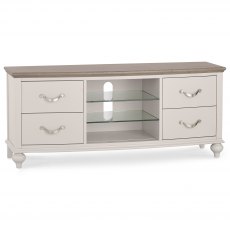 Montreux Grey Washed Oak & Soft Grey Entertainment Unit