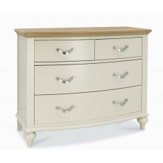 Montreux Pale Oak & Antique White 2+2 Drawer Chest