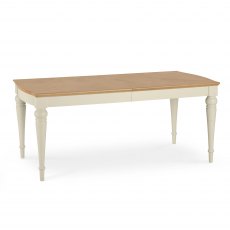 Montreux Pale Oak & Antique White 6-8 Extension Table