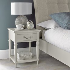 Montreux Soft Grey 1 Drawer Nightstand