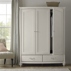 Montreux Urban Grey Triple Wardrobe