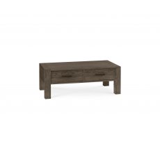 Turin Dark Oak Coffee Table With Drawers