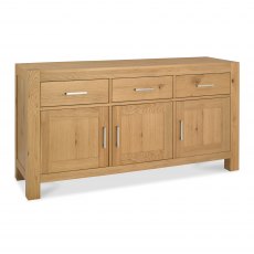Turin Light Oak Wide Sideboard