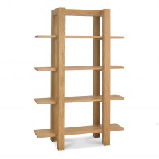 Turin Light Oak Open Shelf Unit