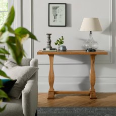 Belgrave Rustic Oak Console Table