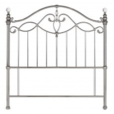Elena Shiny Nickel Headboard Double 135cm