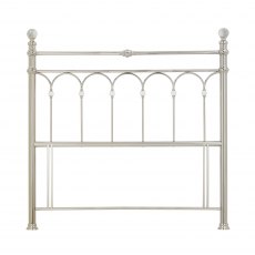 Krystal Shiny Nickel Headboard Double 135cm