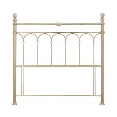 Krystal Champagne Brass Headboard Double 135cm
