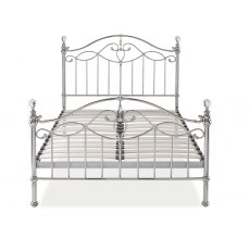 Elena Shiny Nickel Bedstead King 150cm