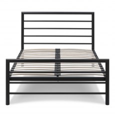 Urban Matt Black Bedstead Double 135cm
