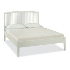 Ashby Soft Grey Slatted Bedstead Double 135cm