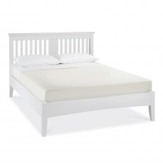 Hampstead White Bedstead Double 135cm