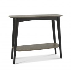 Vintage Weathered Oak & Peppercorn Console Table