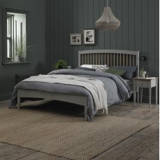 Whitby Scandi Oak & Warm Grey Low Footend Bedstead King Size 150cm