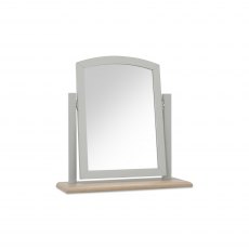Whitby Scandi Oak & Warm Grey Vanity Mirror