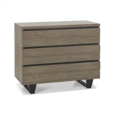 Tivoli Weathered Oak 3 Drawer Chest