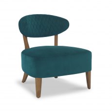 Margot Casual Chair - Sea Green Velvet Fabric