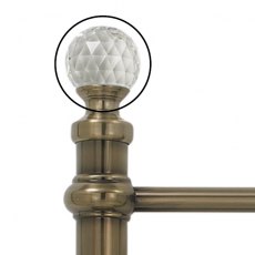 Krystal Antique Brass replacement large finial (single)