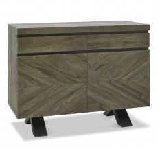 Ellipse Fumed Oak Narrow Sideboard