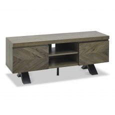 Ellipse Fumed Oak Entertainment Unit