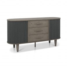 Monroe Silver Grey Wide Sideboard