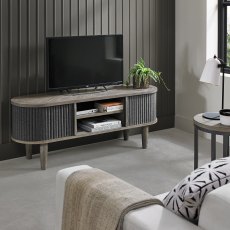 Monroe Silver Grey Entertainment Unit