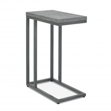 Renzo Zinc & Dark Grey Sofa Table