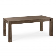 Turin Dark Oak 6-10 Seater Dining Table & 6 Lewis Mustard Velvet Cantilever Chairs with Sand Black Powder Coated Frame