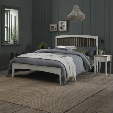 Whitby Scandi Oak & Soft Grey Low Footend Bedstead King Size 150cm