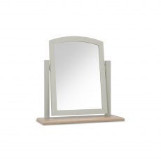 Whitby Scandi Oak & Soft Grey Vanity Mirror