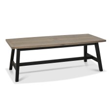 Camden Weathered Oak & Peppercorn 6 - 8 Seater Dining Table