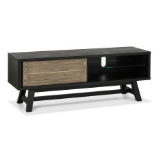 Camden Weathered Oak & Peppercorn Entertainment Unit