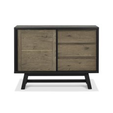 Camden Weathered Oak & Peppercorn Narrow Sideboard