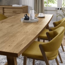 Camden Rustic Oak 4 - 6 Seater Dining Table