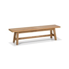 Camden Rustic Oak Small Bench