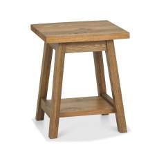 Camden Rustic Oak Lamp Table