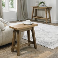 Camden Rustic Oak Side Table