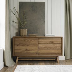 Camden Rustic Oak Wide Sideboard