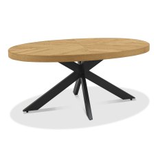 Ellipse Rustic Oak Large Coffee Table