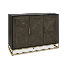 Athena Fumed Oak Narrow Sideboard