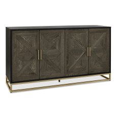 Athena Fumed Oak Wide Sideboard