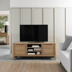 Chester Oak Entertainment Unit