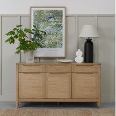 Chester Oak Wide Sideboard