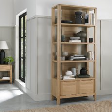 Chester Oak Open Display Unit