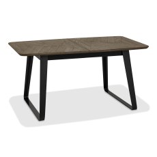 Emerson Weathered Oak & Peppercorn 4-6 Seater Extension Dining Table