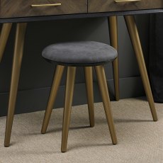 Sienna Fumed Oak Stool