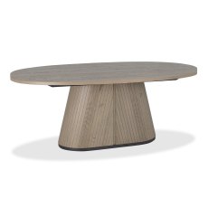 Vega Grey Oiled Oak & Peppercorn 6 Seater Table