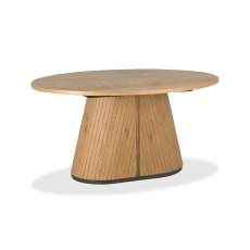 Vega Rustic Oak & Peppercorn 4 Seater Table